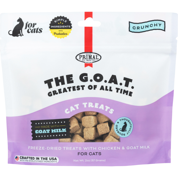 Primal Cat Treats G.O.A.T. Chicken & Goat Milk 2 oz