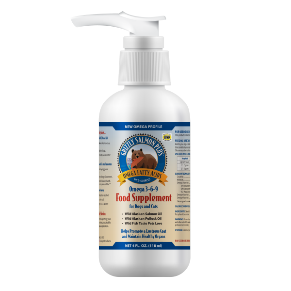 Grizzly - Salmon Oil Plus for Dogs and Cats 4oz