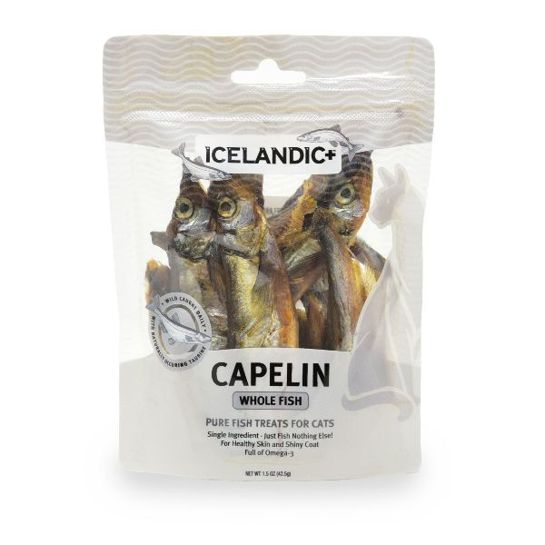 Icelandic+ Cat Whole Fish Capelin 1.5oz