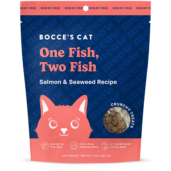 Bocce's Cat Crunchy One Fish Two Fish 2 oz