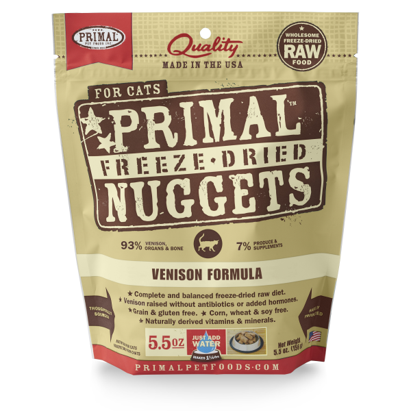 Primal Cat Freeze Dried Venison 5.5 oz