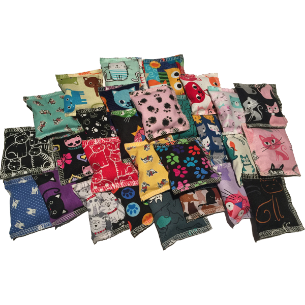 Assorted Kooky Kat Catnip Toy Fabric Pillow