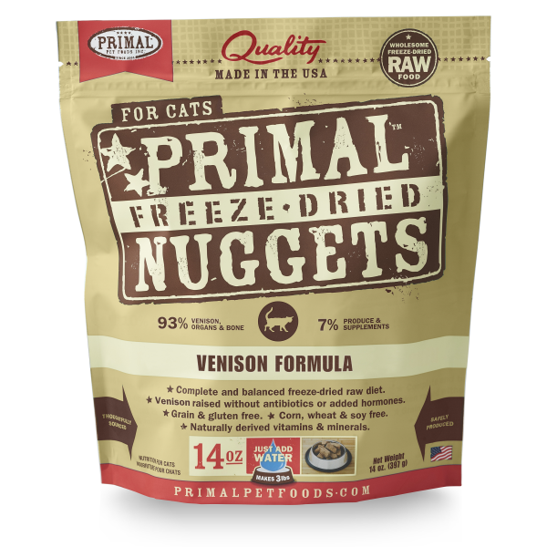 Primal Cat Freeze Dried Venison 14 oz