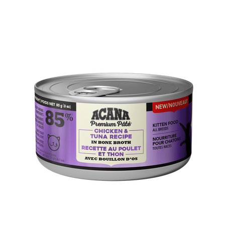 ACANA Premium Pâté, Chicken & Tuna Kitten Recipe