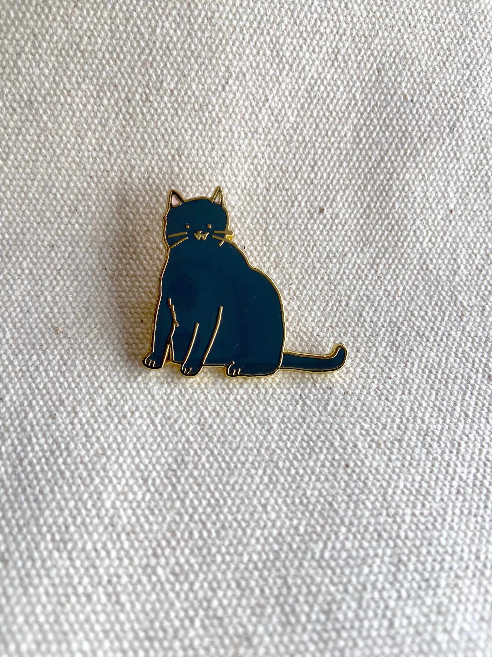 Black Cat Enamel Pin