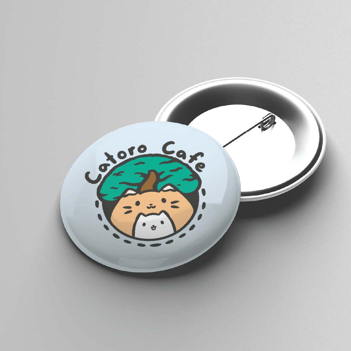 Catoro Logo Button Pin