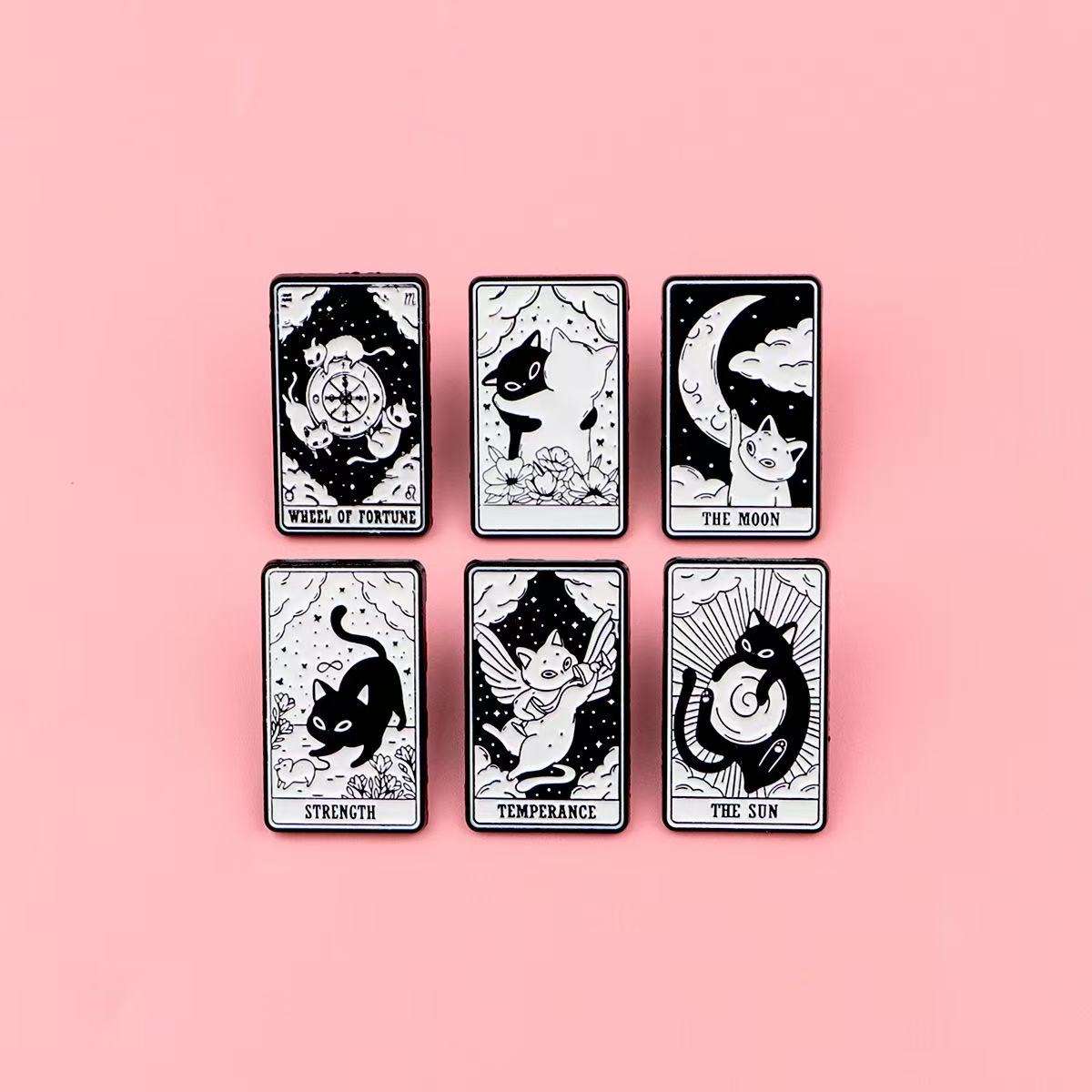 Tarot Cat Pins