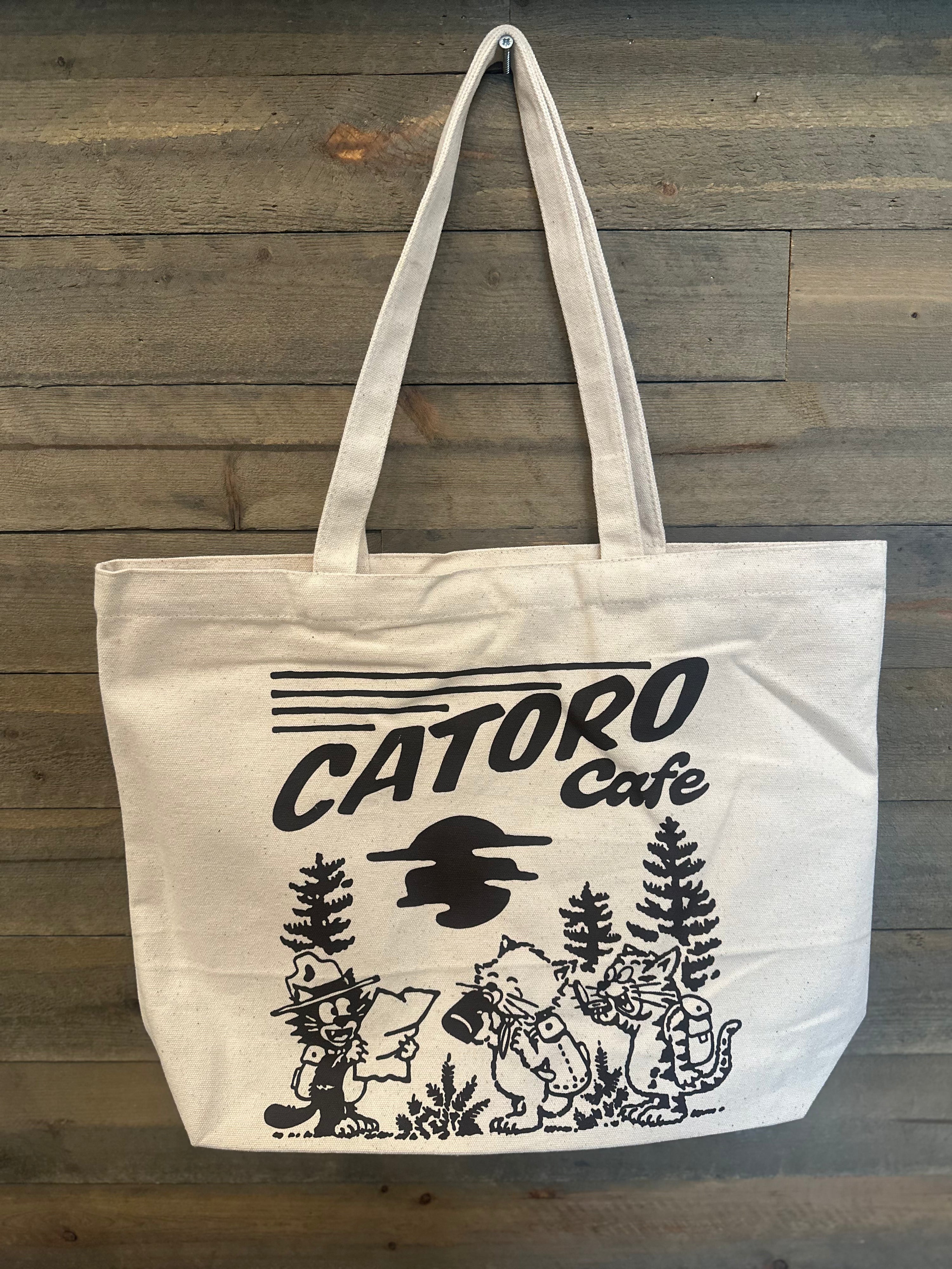 Catoro Tote Bag - Retro Camp Cats