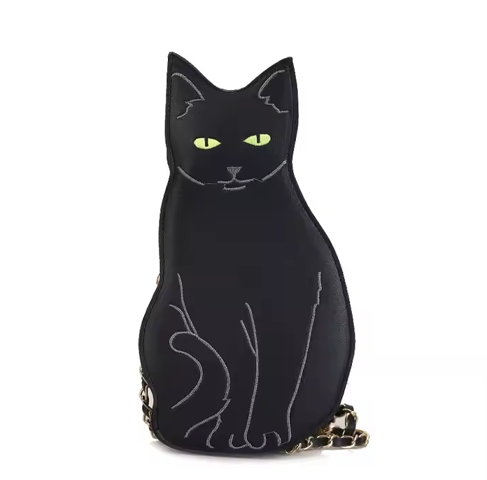 Black Cat Crossbody Bag