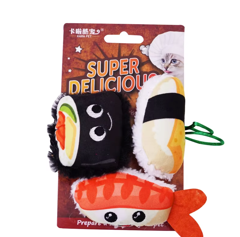 Catnip Plush Sushi Set