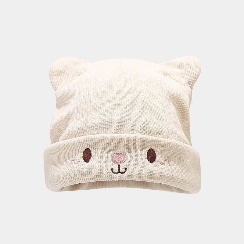 Cat Beanie - Beige