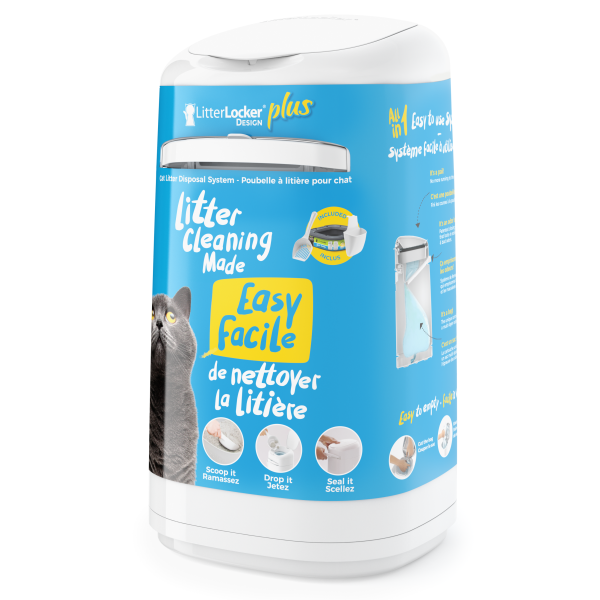 LitterLocker Design Plus Cat Litter Pail - Catoro Pets