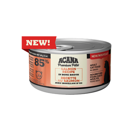 ACANA Salmon Recipe in Bone Broth Cat Food 3oz