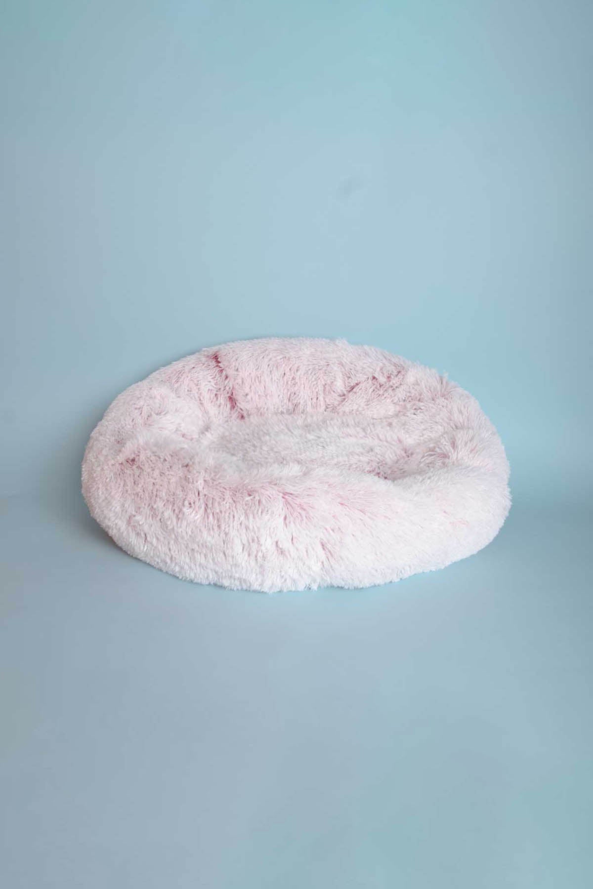 Calming Plush Round Cat Bed from Indoor Cat