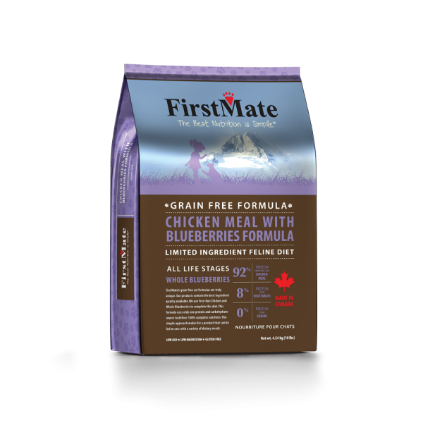 FirstMate Cat LID GF Chicken/Blueberries (10lb) - Catoro