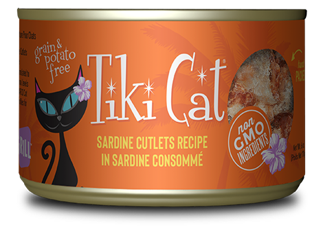 Tiki Cat Hawaiian Grill GF Tahitian Sardine 8/6 oz